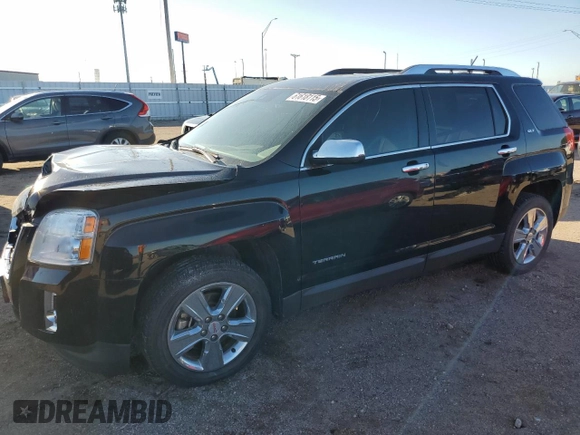 2015 GMC Terrain SLT with VIN 2GKFLYE32F6130384, listed as a Copart auction lot 61618115 with 101,152 mi miles and Salvage title. Bid and sale history available at DreamBid. Image 1.