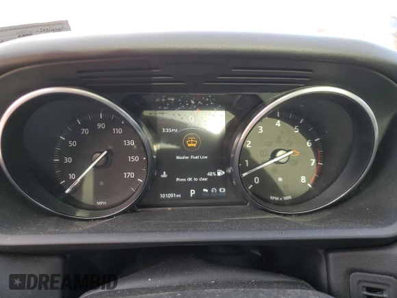 2016 Land Rover Range Rover Sport HSE with VIN SALWR2VF0GA571414, listed as a Copart auction lot 46457175 with 101,091 mi miles and Salvage Title. Bid and sale history available at DreamBid. Image 9.