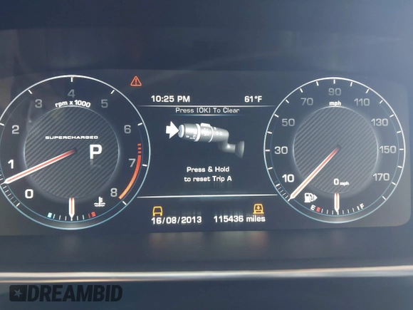 2016 Land Rover Range Rover Sport Dynamic with VIN SALWR2EF2GA568918, listed as a IAAI auction lot 42038221 with 115,436 mi miles and . Bid and sale history available at DreamBid. Image 7.