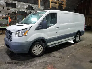 2018 Ford Transit with VIN 1FTYR1ZM5JKA59457, listed as a Copart auction lot 80436264 with 124,666 mi miles and Salvage Title. Bid and sale history available at carsss.com. Image 1.