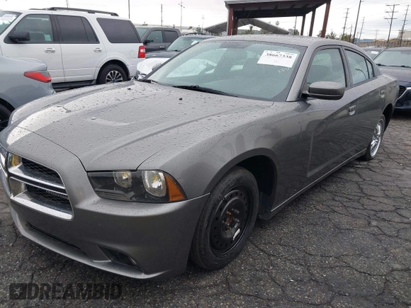 2012 Dodge Charger SXT with VIN 2C3CDXHG1CH278891, listed as a IAAI auction lot 38667338 with 114,099 mi miles. Bid and sale history available at carsss.com. Image 2.