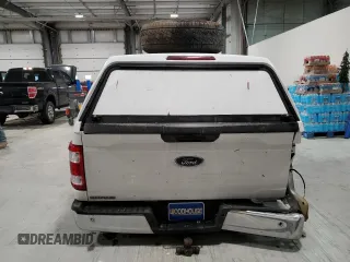 2022 Ford F-150 XL with VIN 1FTFX1E55NKD39753, listed as a Copart auction lot 87063394 with 50,191 mi miles and Salvage title. Bid and sale history available at DreamBid. Image 6.