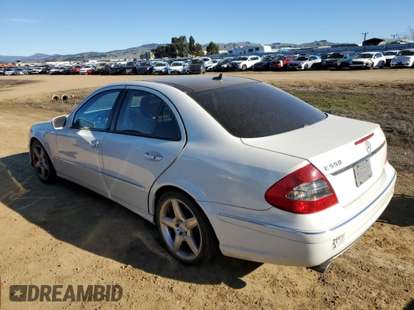 2009 Mercedes-Benz E-Class Sport 5.5L with VIN WDBUF72X59B371349, listed as a Copart auction lot 41536565 with 188,483 mi miles and Clean Title. Bid and sale history available at carsss.com. Image 2.