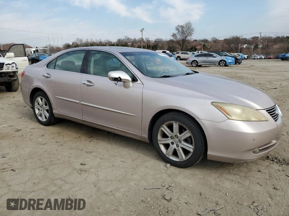 2009 Lexus ES 330 with VIN JTHBJ46G992296475, listed as a Copart auction lot 50016775 with 198,263 mi miles and Salvage Title. Bid and sale history available at DreamBid. Image 4.