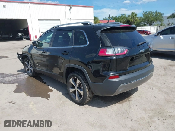 2019 Jeep Cherokee Limited with VIN 1C4PJLDB2KD387798, listed as a IAAI auction lot 39462992 with 20,173 mi miles and . Bid and sale history available at DreamBid. Image 3.