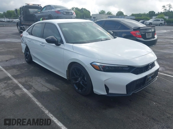 2025 Honda Civic Sport with VIN 2HGFE2F5XSH543480, listed as a IAAI auction lot 42229756 with 3,515 mi miles and . Bid and sale history available at DreamBid. Image 1.