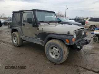 2003 Jeep Wrangler Sport with VIN 1J4FA49S33P345306, listed as a Copart auction lot 46899265 with 143,858 mi miles and Clean Title. Bid and sale history available at carsss.com. Image 4.