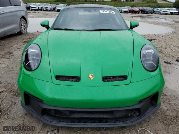 2022 Porsche 911 GT3 with VIN WP0AC2A92NS268077, listed as a Copart auction lot 72941934 with 14,079 mi miles and Salvage Title. Bid and sale history available at carsss.com. Image 5.