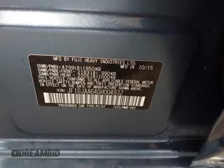 2016 Subaru Impreza z VIN JF1GJAA64GH004932, wystawiony jako IAAI lot #41652329 z przebiegiem 101 016 mil mil oraz . Historia ofert i sprzedaży dostępna na DreamBid. Obrazek 9.