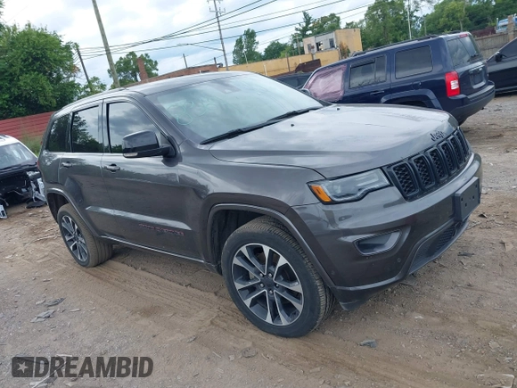 2021 Jeep Grand Cherokee 80th Anniversary with VIN 1C4RJFBG8MC728364, listed as a IAAI auction lot 39803814 with 34,000 mi miles and . Bid and sale history available at DreamBid. Image 1.