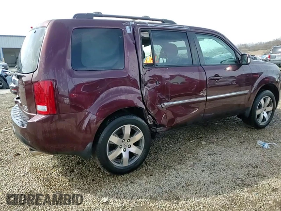 2015 Honda Pilot Touring with VIN 5FNYF4H91FB026824, listed as a Copart auction lot 49471405 with 160,524 mi miles and Salvage Title. Bid and sale history available at DreamBid. Image 14.