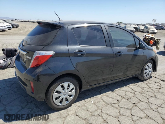 2012 Toyota Yaris L with VIN JTDKTUD34CD505077, listed as a Copart auction lot 63422445 with 141,067 mi miles and Salvage title. Bid and sale history available at DreamBid. Image 3.