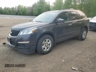2017 Chevrolet Traverse LS z VIN 1GNKVFED6HJ107401, wystawiony jako Copart lot #59334805 z przebiegiem 225 079 mil mil oraz Czysty tytuł • Clean title. Historia ofert i sprzedaży dostępna na DreamBid. Obrazek 1.