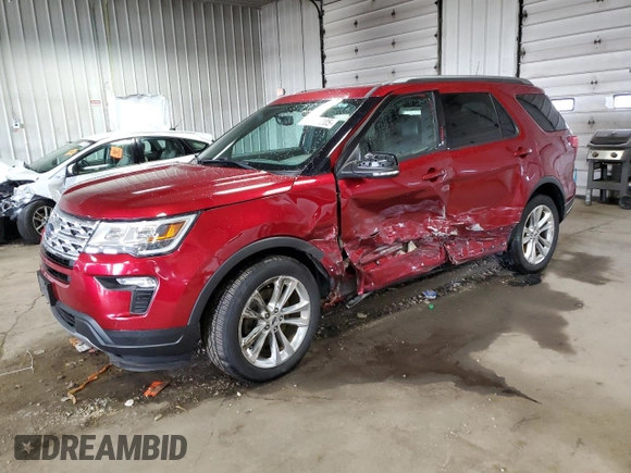 2018 Ford Explorer XLT with VIN 1FM5K8D89JGC24094, listed as a Copart auction lot 53387205 with 72,087 mi miles and Non Repairable. Bid and sale history available at carsss.com. Image 1.