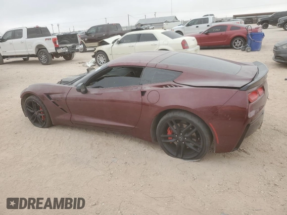 2016 Chevrolet Corvette Z51 3LT z VIN 1G1YL2D72G5107702, wystawiony jako Copart lot #44416585 z przebiegiem 59 598 mil mil oraz Szkoda całkowita • Salvage title. Historia ofert i sprzedaży dostępna na DreamBid. Obrazek 2.