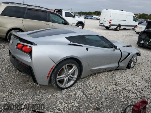 2017 Chevrolet Corvette 3LT with VIN 1G1YF2D74H5114188, listed as a Copart auction lot 41438495 with 44,569 mi miles and Clean Title. Bid and sale history available at carsss.com. Image 3.