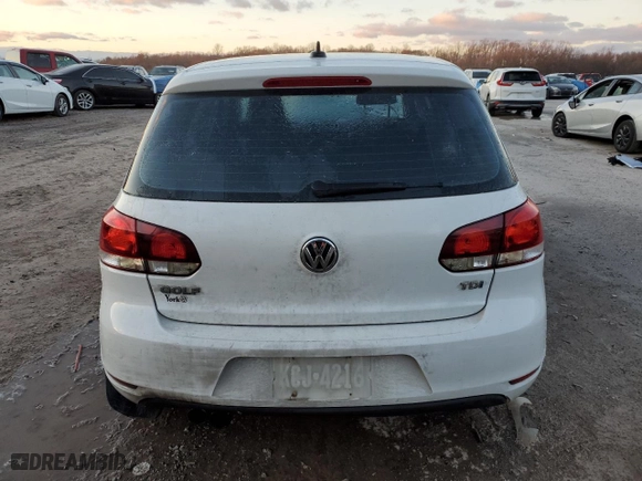 2013 Volkswagen Golf TDI w/Sunroof & Nav with VIN WVWNM7AJXDW134267, listed as a Copart auction lot 83562264 with 232,064 mi miles and Salvage Title. Bid and sale history available at carsss.com. Image 6.