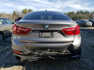 2017 BMW X6 xDrive35i with VIN 5UXKU2C39H0U28464, listed as a Copart auction lot 72980332 with 58,485 mi miles. Bid and sale history available at carsss.com. Image 6.