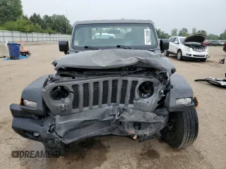 2021 Jeep Wrangler Willys with VIN 1C4GJXAG7MW539041, listed as a Copart auction lot 60457725 with 23,612 mi miles and Salvage title. Bid and sale history available at DreamBid. Image 5.