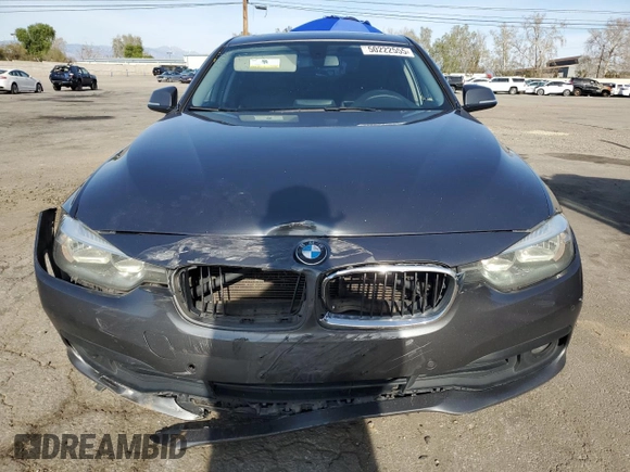 2016 BMW 3 Series 320i with VIN WBA8A9C53GK618159, listed as a Copart auction lot 50222555 with 143,007 mi miles and Salvage Title. Bid and sale history available at carsss.com. Image 5.