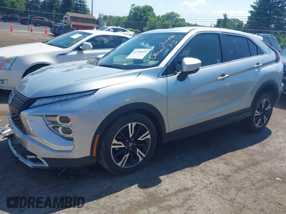 2024 Mitsubishi Eclipse Cross SE with VIN JA4ATWAA5RZ042284, listed as a IAAI auction lot 42709019 with 30,934 mi miles and . Bid and sale history available at DreamBid. Image 2.