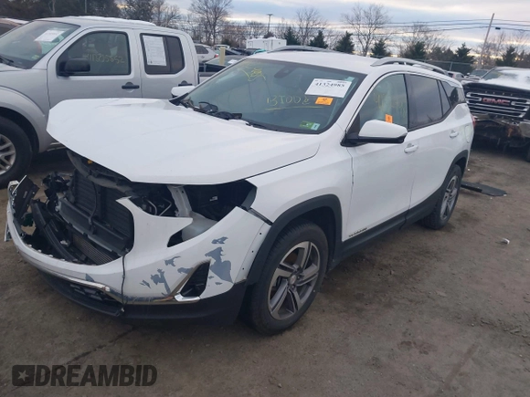 2018 GMC Terrain SLT with VIN 3GKALPEV5JL243739, listed as a IAAI auction lot 41324985 with 91,196 mi miles. Bid and sale history available at carsss.com. Image 2.