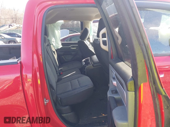 2020 Ram 1500 Big Horn with VIN 1C6SRFBT2LN124746, listed as a IAAI auction lot 41472889 with 67,612 mi miles. Bid and sale history available at carsss.com. Image 8.