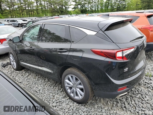 2023 Acura RDX with VIN 5J8TC2H34PL025010, listed as a Copart auction lot 52358434 with 0 mi miles and Salvage Title. Bid and sale history available at carsss.com. Image 2.