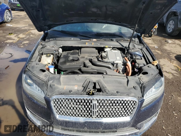 2017 Lincoln MKZ Hybrid Select with VIN 3LN6L5LUXHR624876, listed as a Copart auction lot 46124195 with 108,499 mi miles and Clean title. Bid and sale history available at DreamBid. Image 11.