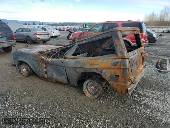 1976 Ford Bronco with VIN U15GLA26168, listed as a Copart auction lot 83071204 with Not provided miles and Salvage title. Bid and sale history available at DreamBid. Image 2.