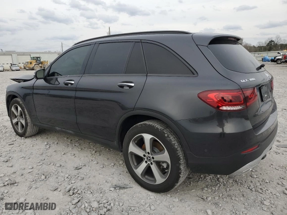 2020 Mercedes-Benz GLC with VIN WDC0G8DB4LF702372, listed as a Copart auction lot 47998425 with 38,247 mi miles and Salvage Title. Bid and sale history available at carsss.com. Image 2.