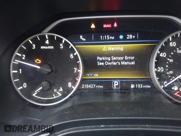 2016 Nissan Maxima Platinum with VIN 1N4AA6AP2GC405341, listed as a IAAI auction lot 41503401 with 218,427 mi miles and . Bid and sale history available at DreamBid. Image 7.