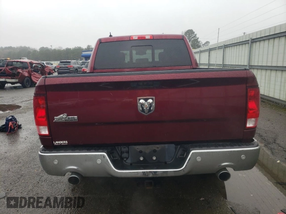 2019 Ram 1500 Classic Lone Star with VIN 1C6RR6LT1KS563496, listed as a Copart auction lot 44795285 with 75,753 mi miles and Salvage Title. Bid and sale history available at carsss.com. Image 6.