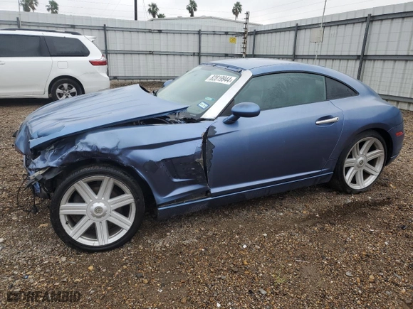 2005 Chrysler Crossfire Limited with VIN 1C3AN69L95X035970, listed as a Copart auction lot 82819944 with 83410 miles and Salvage Title. Bid and sale history available at carsss.com. Image 1.