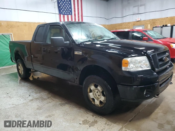 2006 Ford F-150 STX with VIN 1FTRX14W36FA20773, listed as a Copart auction lot 56511095 with 180,738 mi miles and Salvage title. Bid and sale history available at DreamBid. Image 4.