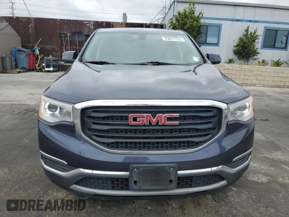 2018 GMC Acadia SLE with VIN 1GKKNRLA2JZ219465, listed as a Copart auction lot 55831755 with 157,168 mi miles and Salvage title. Bid and sale history available at DreamBid. Image 5.