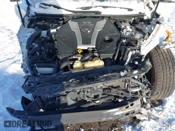 2017 Infiniti Q50 3.0t Premium with VIN JN1EV7AR1HM838509, listed as a IAAI auction lot 41376613 with 1 mi miles. Bid and sale history available at carsss.com. Image 9.