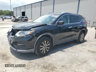 2017 Nissan Rogue SV with VIN KNMAT2MV6HP585747, listed as a Copart auction lot 60084945 with 96,604 mi miles and Salvage title. Bid and sale history available at DreamBid. Image 1.