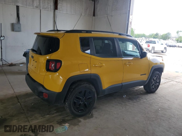 2018 Jeep Renegade Upland with VIN ZACCJBABXJPH57411, listed as a Copart auction lot 56399085 with 60,831 mi miles and Non repairable. Bid and sale history available at DreamBid. Image 3.
