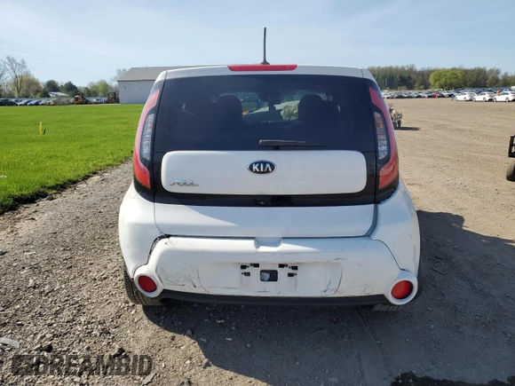 2015 Kia Soul + with VIN KNDJX3A5XF7207426, listed as a Copart auction lot 54575625 with 83,561 mi miles and Salvage Title. Bid and sale history available at DreamBid. Image 6.