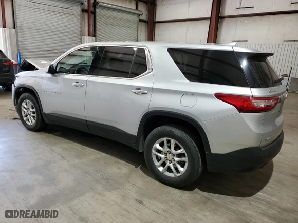 2021 Chevrolet Traverse LS with VIN 1GNERFKWXMJ263118, listed as a Copart auction lot 49945675 with 55,716 mi miles and Salvage Title. Bid and sale history available at carsss.com. Image 2.