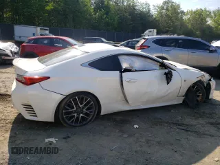2016 Lexus RC 300 F Sport with VIN JTHSM5BC2G5001387, listed as a Copart auction lot 56324235 with 74,850 mi miles and Salvage title. Bid and sale history available at DreamBid. Image 3.