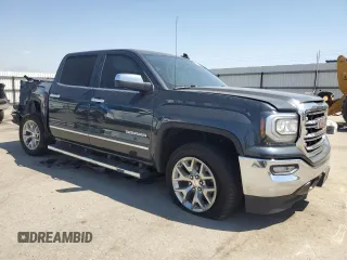 2018 GMC Sierra 1500 SLT with VIN 3GTP1NEC3JG502378, listed as a Copart auction lot 56557045 with 56,482 mi miles and Salvage title. Bid and sale history available at DreamBid. Image 4.