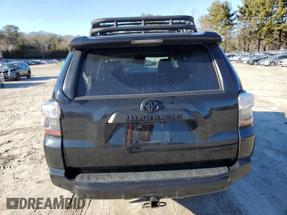 2022 Toyota 4Runner TRD Pro with VIN JTELU5JR2N6059918, listed as a Copart auction lot 47990485 with 75,149 mi miles and Salvage title. Bid and sale history available at DreamBid. Image 6.