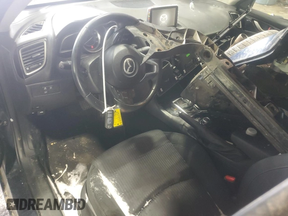 2016 Mazda 3 i Touring with VIN 3MZBM1W71GM263139, listed as a Copart auction lot 45964695 with 121,594 mi miles and Non repairable. Bid and sale history available at DreamBid. Image 8.