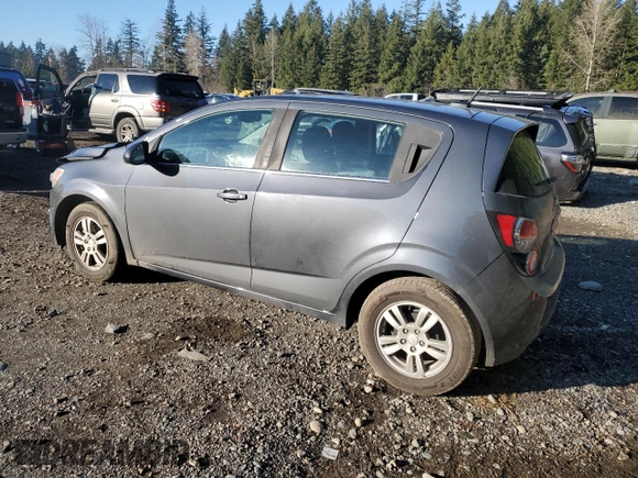 2013 Chevrolet Sonic LT with VIN 1G1JC6SB7D4183871, listed as a Copart auction lot 42805645 with 128,073 mi miles and Salvage Title. Bid and sale history available at carsss.com. Image 2.