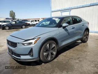 2023 Polestar 2 with VIN YSMED3KA9PL123388, listed as a Copart auction lot 52581595 with 65,412 mi miles and Clean Title. Bid and sale history available at carsss.com. Image 1.
