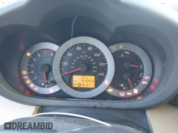 2010 Toyota RAV4 Ltd with VIN JTMDF4DV1A5030948, listed as a IAAI auction lot 41773340 with 165,859 mi miles. Bid and sale history available at carsss.com. Image 7.