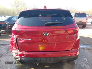 2017 Kia Sportage LX with VIN KNDPM3AC5H7121087, listed as a IAAI auction lot 41967697 with 91,175 mi miles. Bid and sale history available at carsss.com. Image 6.