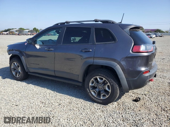 2019 Jeep Cherokee Trailhawk Elite z VIN 1C4PJMBN0KD427007, wystawiony jako Copart lot #57429735 z przebiegiem 54 070 mil mil oraz Szkoda całkowita • Salvage title. Historia ofert i sprzedaży dostępna na DreamBid. Obrazek 2.
